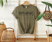 Load image into Gallery viewer, Raising Wildflowers tee- mystery color
