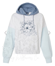 Load image into Gallery viewer, Floral cropped hoodie
