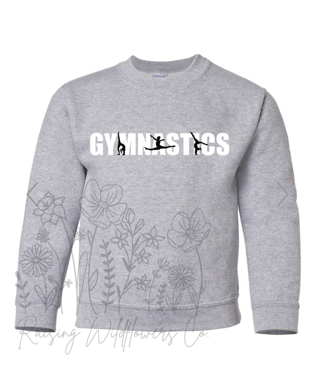 Youth gymnastics crewneck