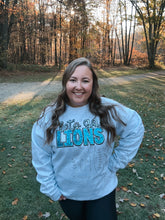 Load image into Gallery viewer, Let’s go lions crewneck
