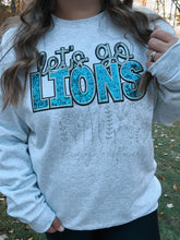 Load image into Gallery viewer, Let’s go lions crewneck
