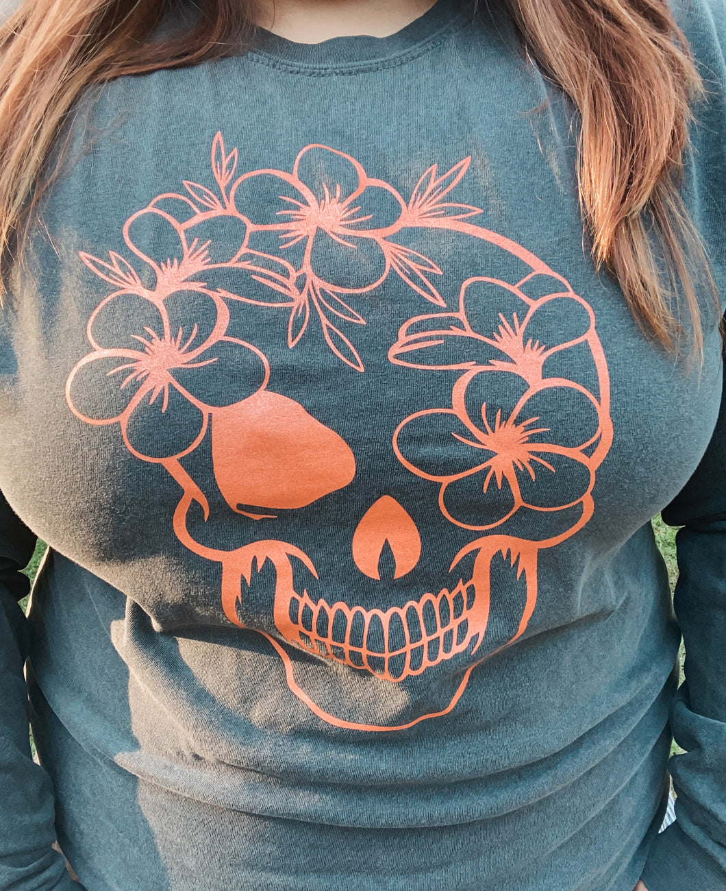 Floral skull